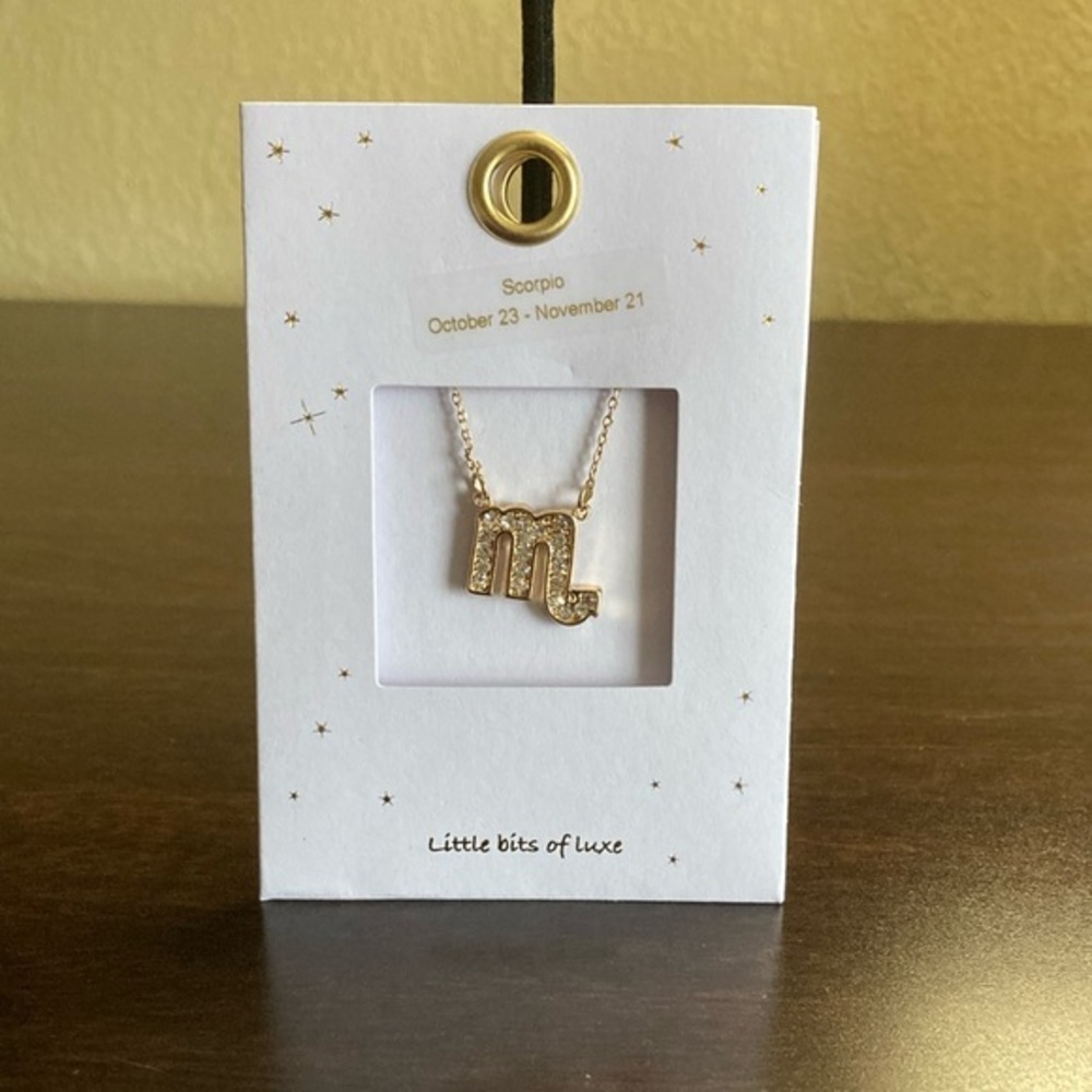 Kohl's Gold Scorpio Necklace